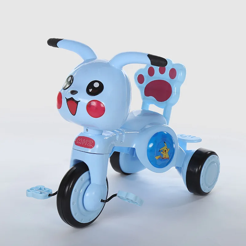 Стильный детский tricycle1-3-5 лет, для мальчиков и девочек, педальный велосипед, игрушечный автомобиль для детей, Скути, детское сидячее колесо - Цвет: Blue