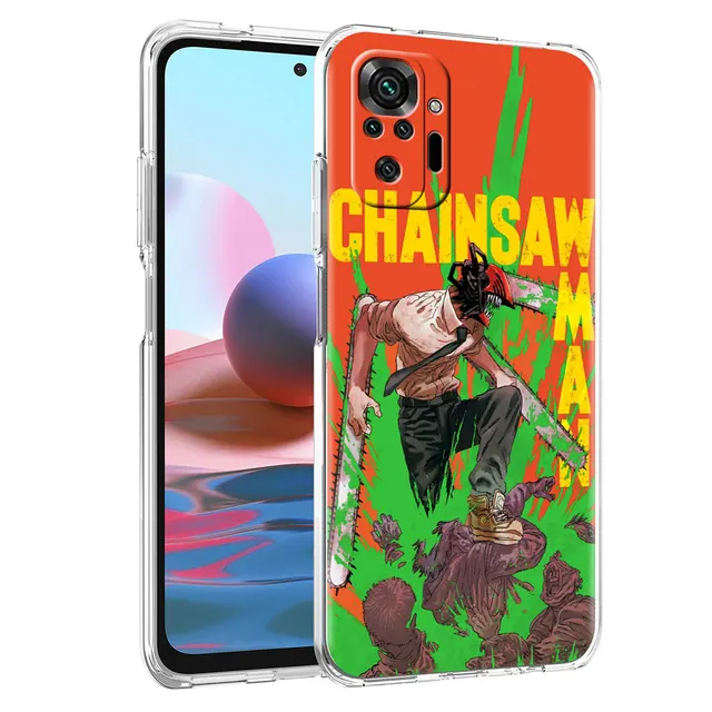 Chainsaw Man Anime Soft Clear Case For Xiaomi Redmi Note 10 9 Pro 9S 8 10S 7 8T 9C 7A 8A 9T K40 Silicone Phone Cover Fundas PTTM-CLS01