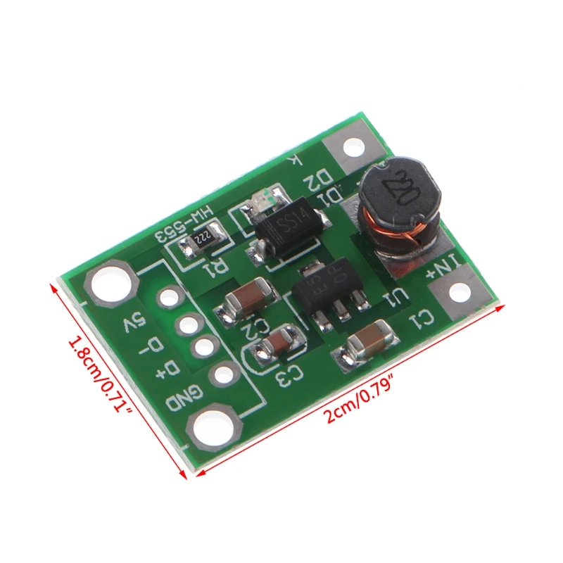 Dc-dc 1 в-5 в до 5 В регулятор напряжения преобразователь Повышающий Модуль питания 10166