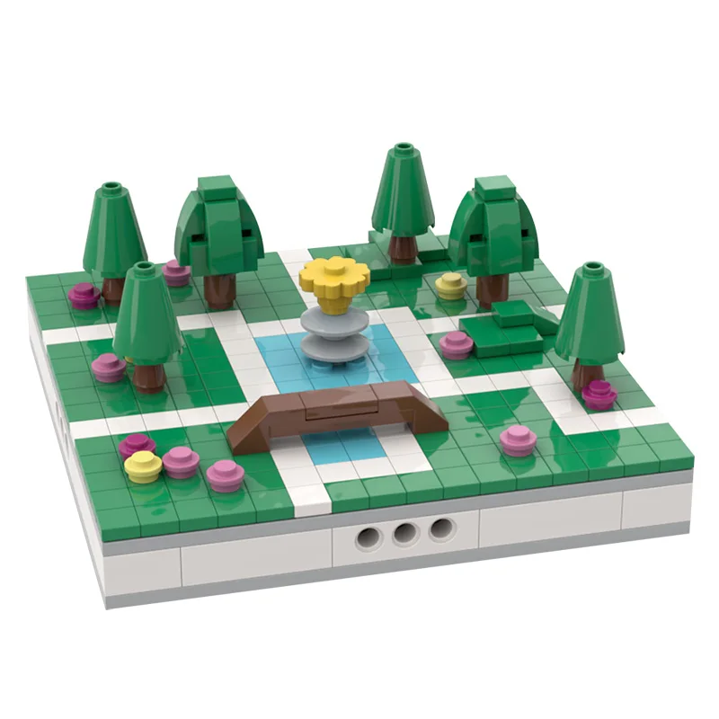 Street View Luxor Hotel Las Vegas Park Post Office Mini ZOO for Modular Citys Micro Building Blocks Bricks Toys Child Kids |