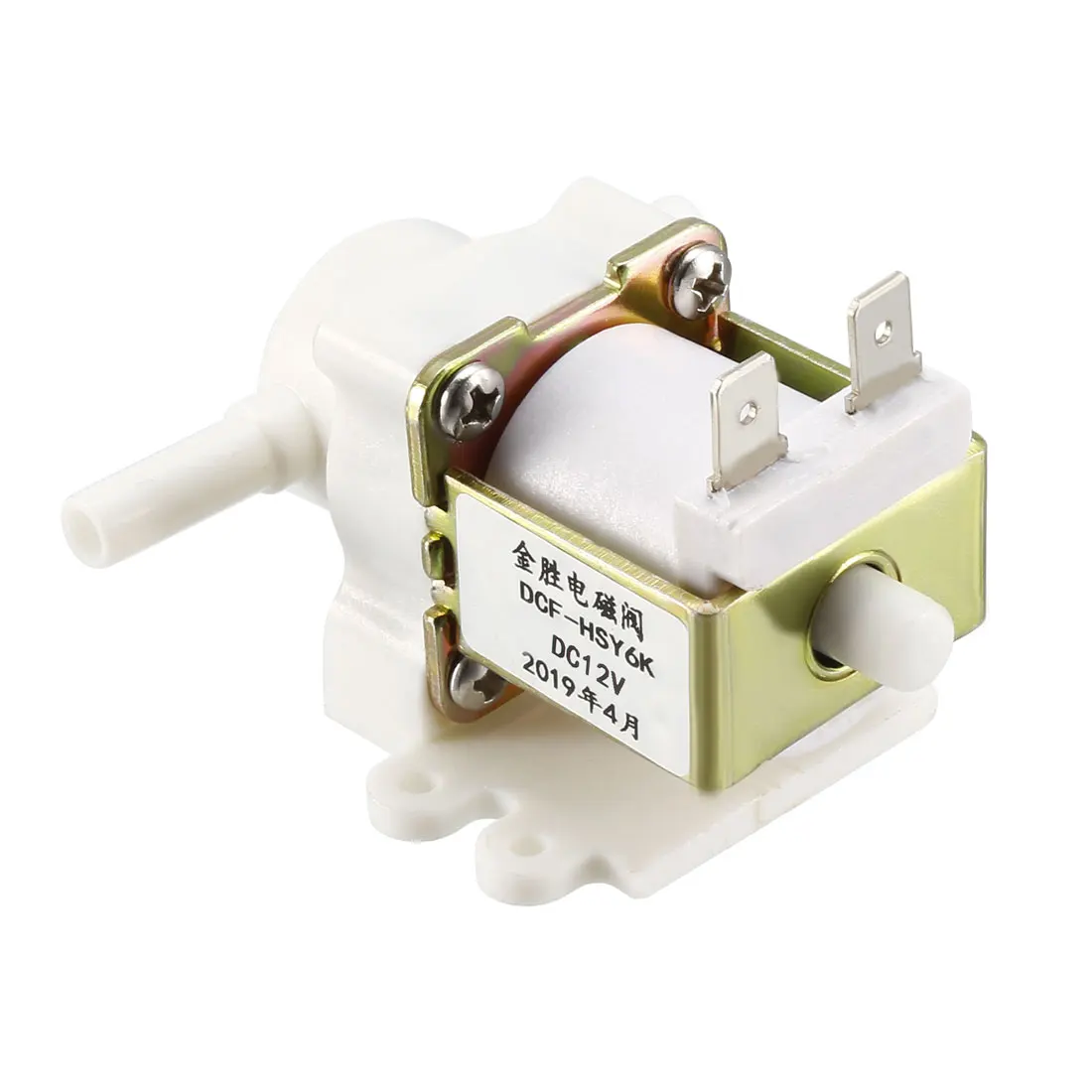 Uxcell воды электромагнитный клапан DC 12 В N/O нормально открытый 6x18 мм впускные клапаны