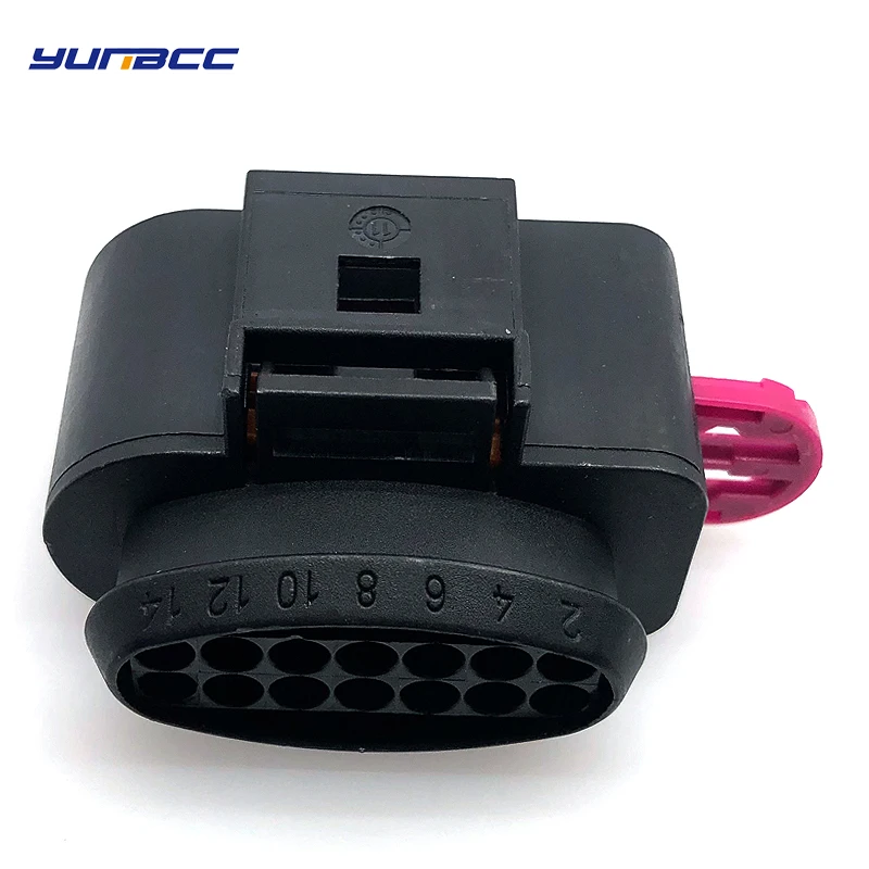 1 шт 14 pin/way автомобильный проволочный крепеж для троса 6X0973717 для VW Audi Touran Touareg Transporter Golf Jetta Passat