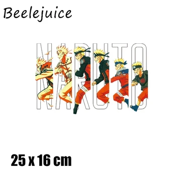 

24pcs Naruto Cartoon patches for clothing DIY Grade-A Thermal transfer stickers decorate accessories
