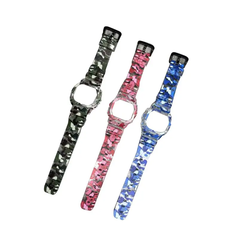1 комплект Камуфляжный браслет ремешок чехол для часов Casio 6900/GMW5610/DW5600