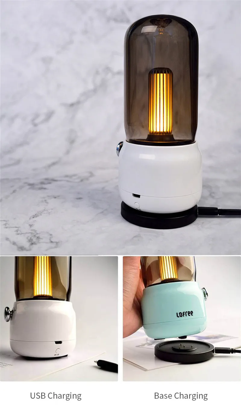 Xiaomi Mijia Lofree CANDLY Ретро светильник с регулируемой яркостью для селфи зарядка через usb проводной два светильник режимов теплый как никогда теплые окружающие чувствовать себя