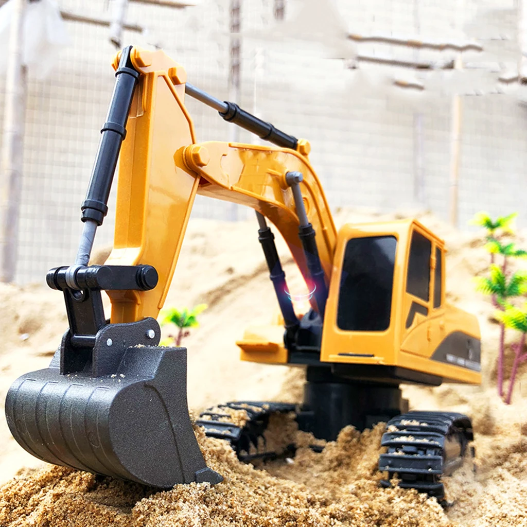 RC Remote Control Excavator Tractor Toys Vehicle Model Gift 270 Rotation