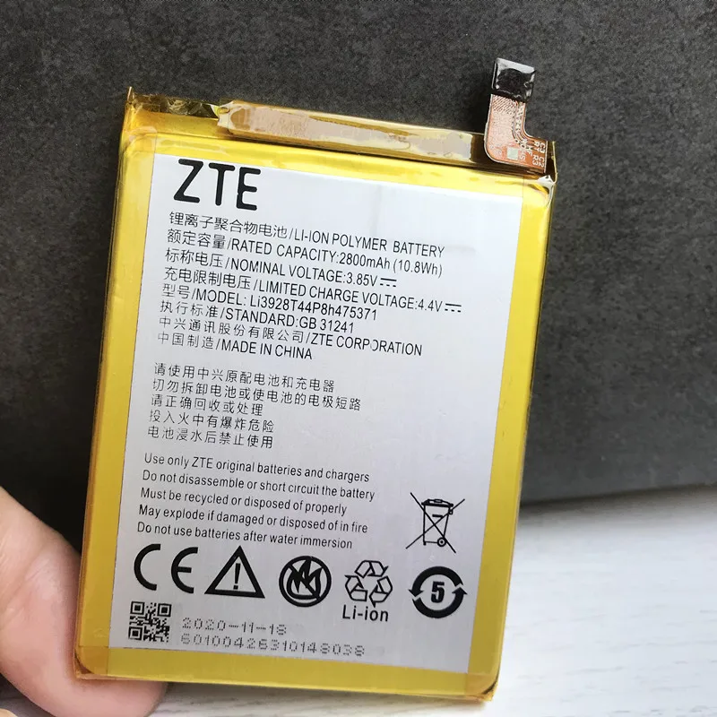 New Original Li3928t44p8h 2800mah For Zte Blade V8 Mini V8mini Bv0850 V0850 Battery High Quality Mobile Phone Batteries Aliexpress