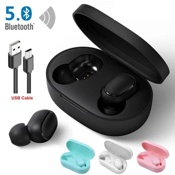 

M1 Bluetooth headset wireless TWS5.0 mini sports binaural black/white/pink/blue earphone