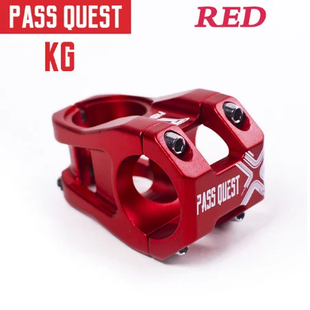 Pass Quest KG 31,8 мм 28,6 мм велосипедный стержень DH ENDURO AM DJ 35 мм MTB Горный шоссейный велосипед Горный FR велосипедный стержень велосипедные детали - Цвет: red
