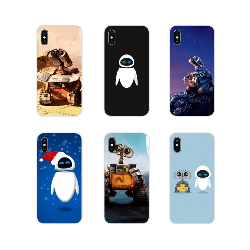 Прохладный Wall-e робот для Huawei NOVA 2 3 2i 3i Y6 Y7 Y9 премьер-профессионал GR3 GR5 2017 2018 2019 Y5II Y6II