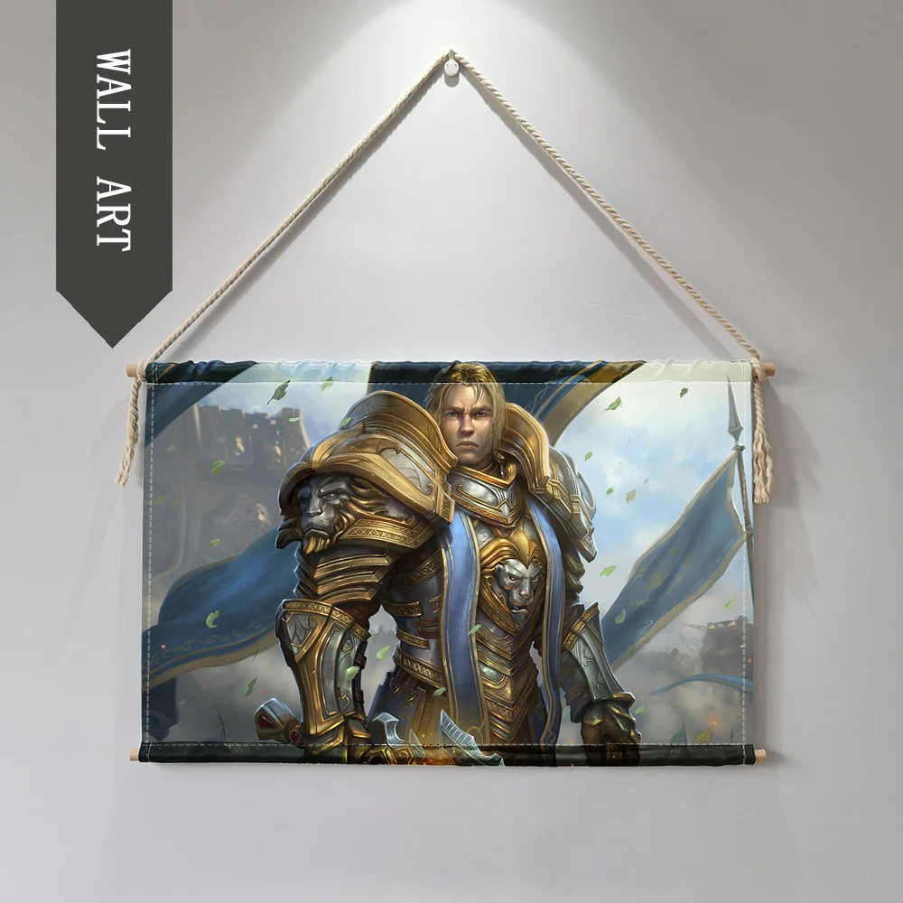 World of Warcrafts Sylvanas Jain Подвесной Настенный художественный плакат Настенные картины для гостиной ткань свиток живопись cuadro decorativo - Цвет: 12