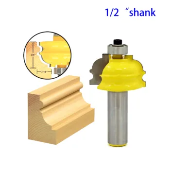 

1PC Architectural Molding Router Bit - 1/2" Shank Line knife Woodworking cutter Tenon Cutter for Woodworking Tools
