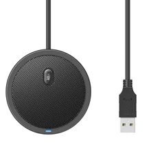 UM02-micrófono condensador omnidireccional USB para reuniones, negocios, conferencia, ordenador de escritorio, Chat, vídeo, micrófono de recogida de sonido
