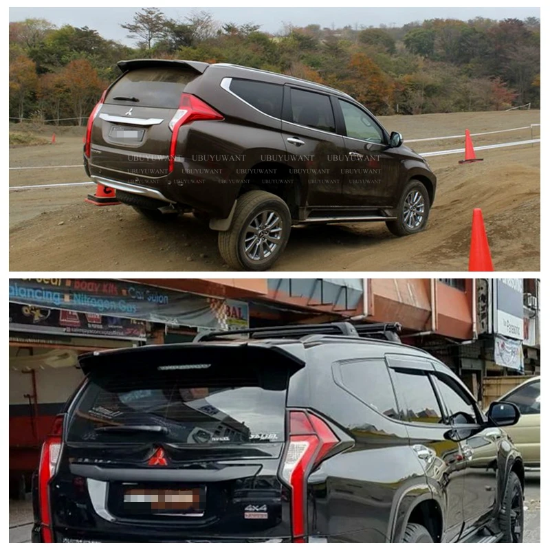Спойлер из АБС пластика для mitsubishi pajero sport 2017 2016 2018|Спойлеры и крылья| |