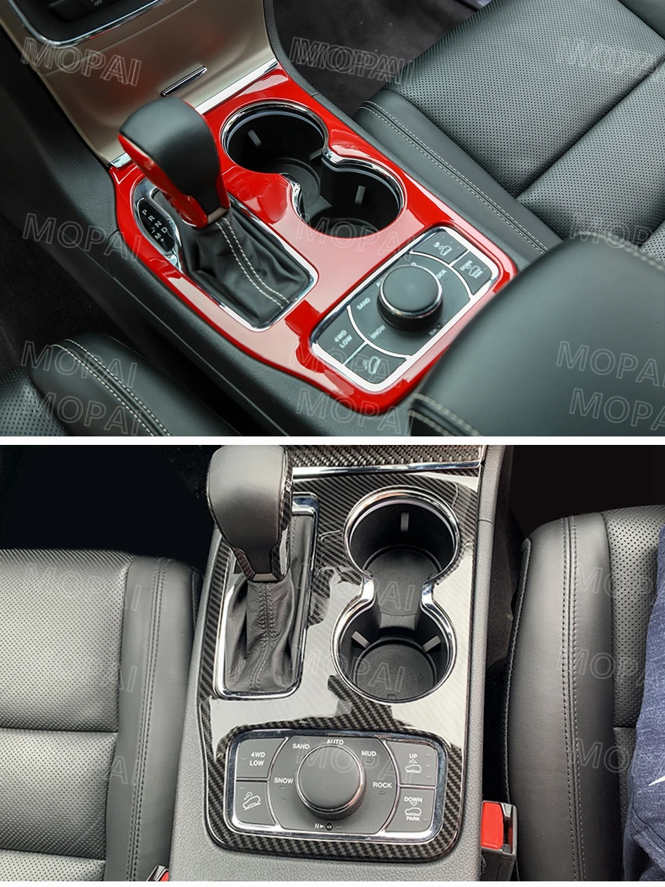 MOPAI накладки для салона автомобиля, панель переключения передач, декоративные наклейки, аксессуары для Jeep Grand Cherokee