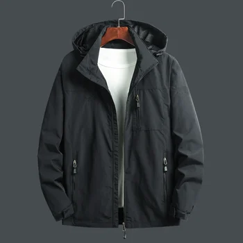 

Winter Hooded Jacket Men Solid Casual Autumn Mens Jackets and Coats Chaquetas Hombre 2019 Streetwear Men Polyamide Pure HH40JK