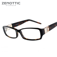 ZENOTTIC женские стильные, из ацетатного волокна очки, женские очки, oculos De Grau, очки по рецепту, DN4441