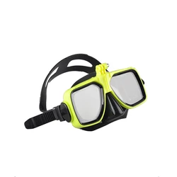 Large Frame Diving Glasses Diving Mask That Can Be Installed with a Camera Unisex Swimming Outdoor Equipment Accessories