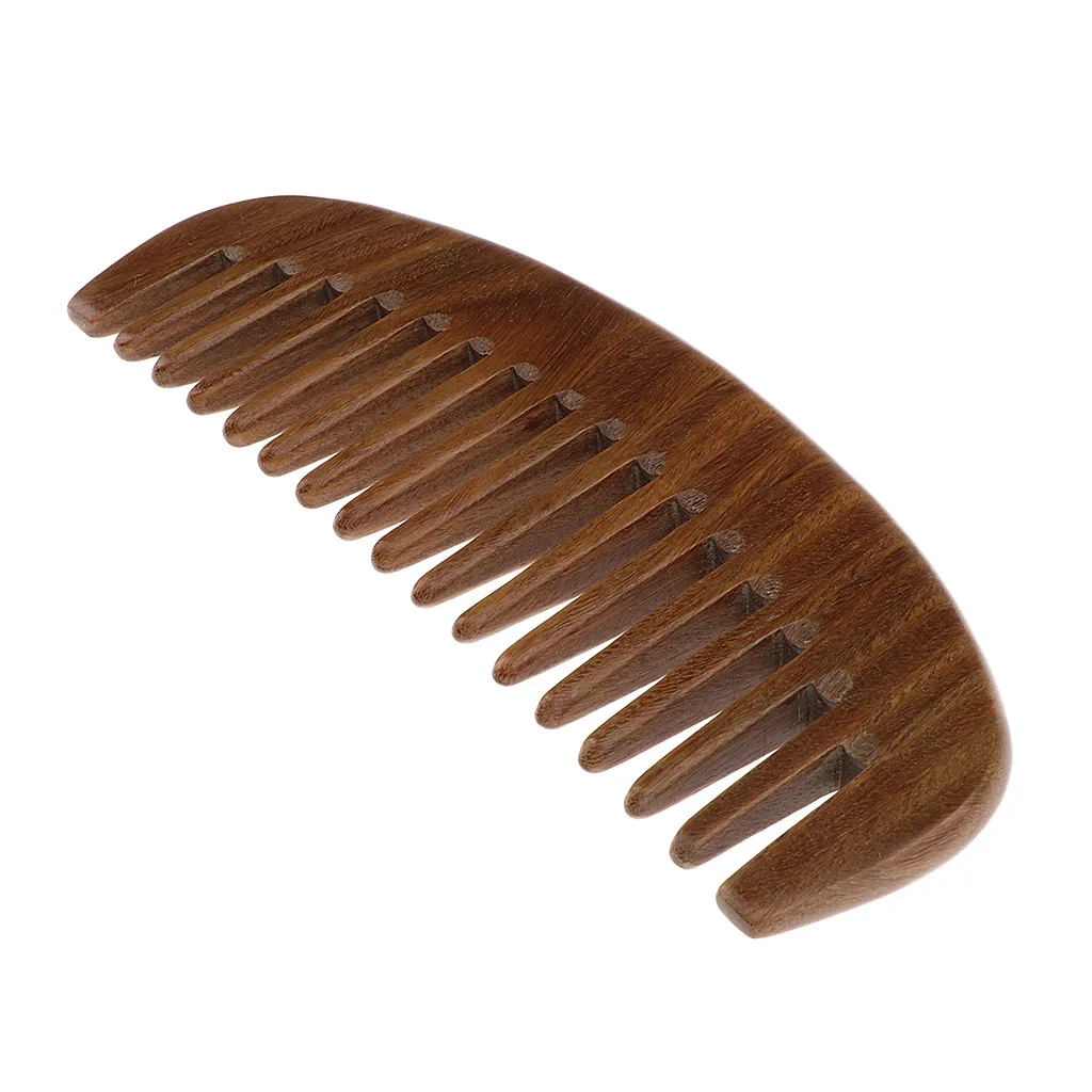 Hair Care Natural Sandalwood Comb Brush Wood Hairdressing Massage Hairbrush