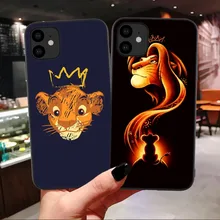 Король Лев nala Simba timon мягкий черный чехол для телефона для iPhone 11 Pro Max 6 6s Plus 7 8 plus X XS Max XR King Coque