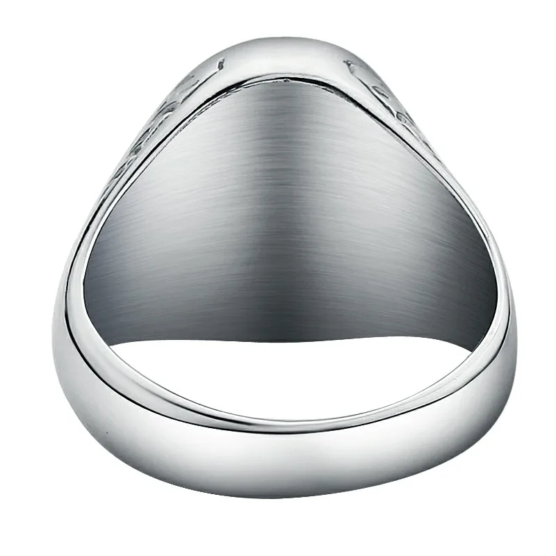 Valily Jewelry Для мужчин простой тигровый глаз кольцо из нержавеющей стали овальные камень группа золотое кольцо для Для женщин Свадебные вечерние ювелирные изделия для Для мужчин