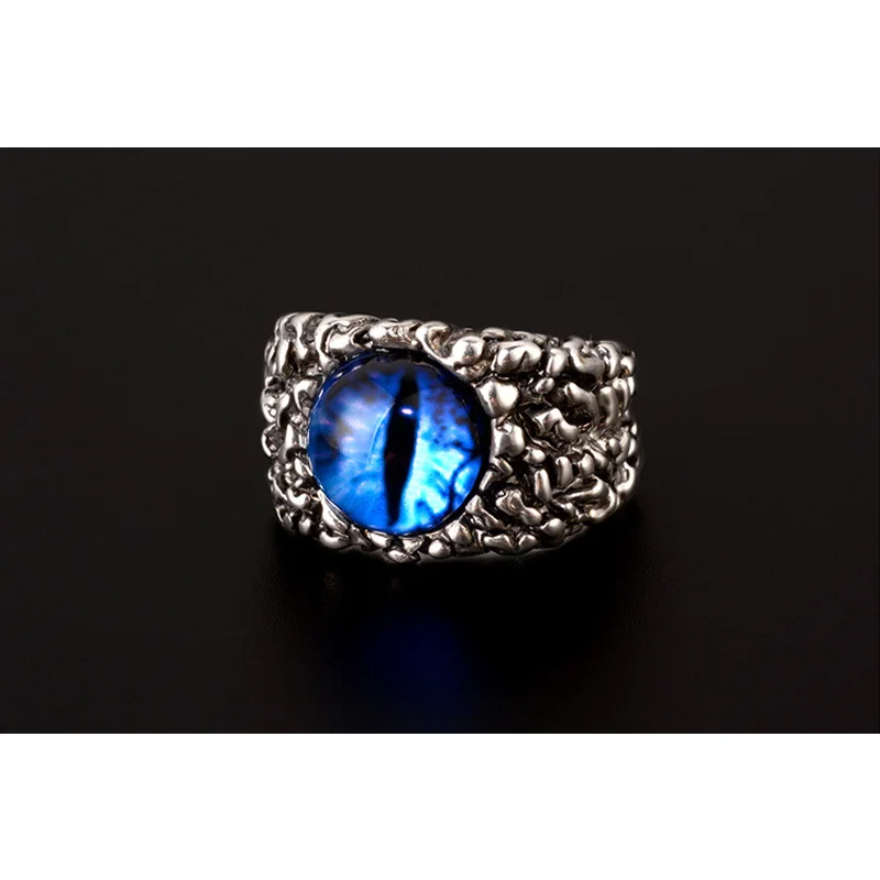 Fashion Creative Evil Eye Rings For Men Women Personality Male Punk Yellow Ring Jewelry Men's Bar Night Club Accessories Gifts - Image 5