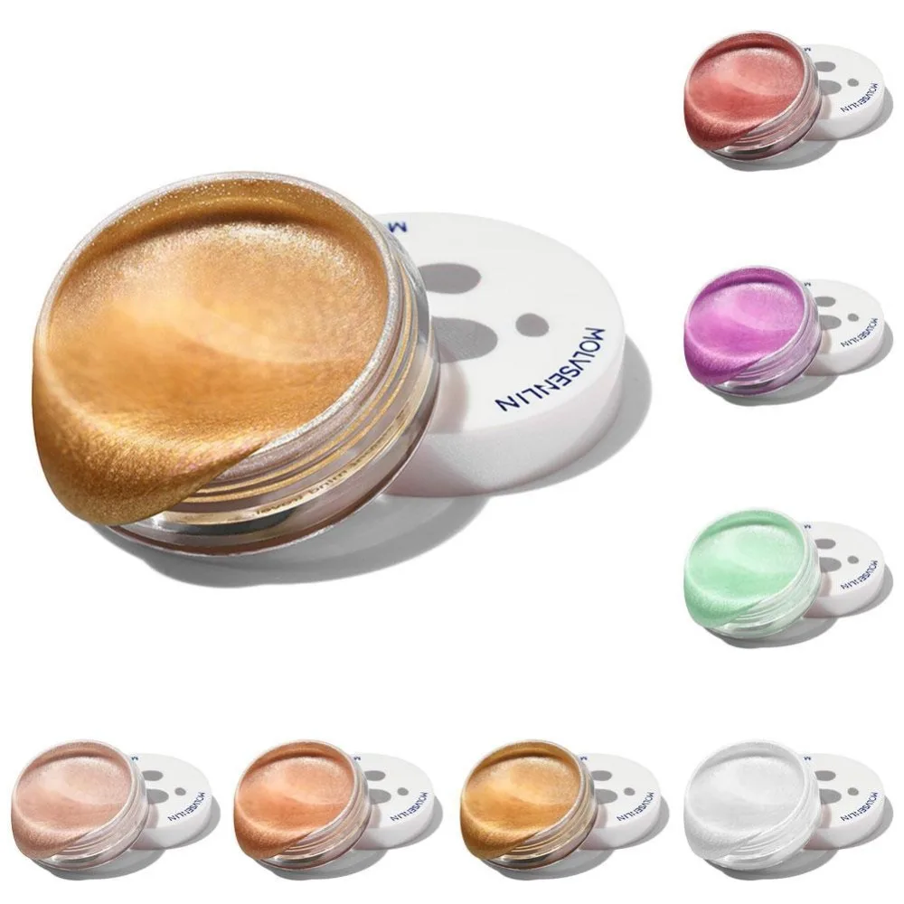 Жидкий хайлайтер Shimmer Glow Illuminator тени для век макияж хайлайтер блеск коричневый осветить желе гель для лица Высокая Зажигалка крем