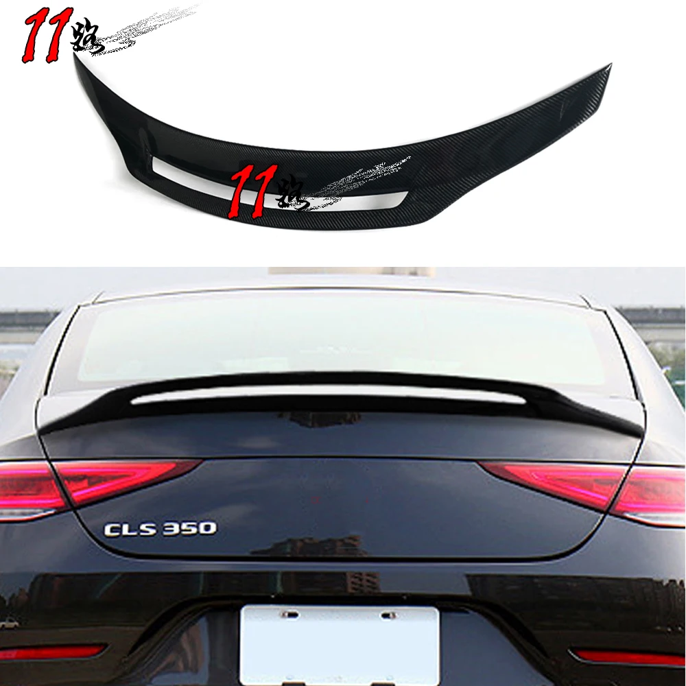 

Forged Carbon Rear Trunk Spoiler For Benz W257 CLS260 CLS300 CLS350 2019-IN Back Spoilers Wing Diffuser