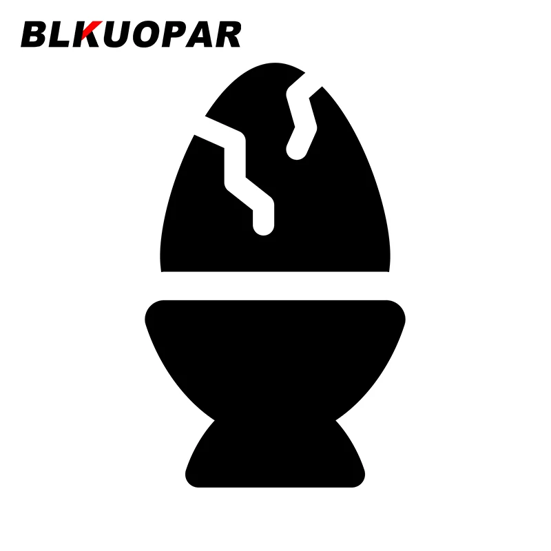 BLKUOPAR для сломанного яйца на чашке автомобильные наклейки солнцезащитные