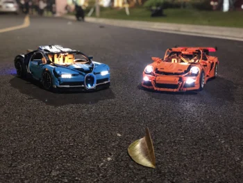 

LED Light Kit For Technic Series Bugatti Chiron Advanced Light Set 42083 42056 20086 20001 DECOOL 3368 Building Blocks Bricks