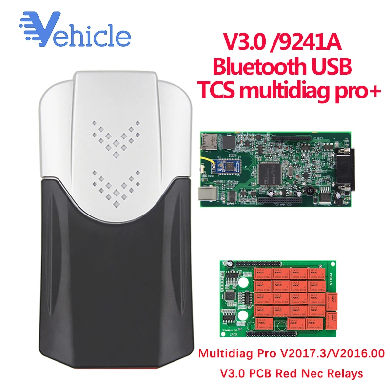 Сканер для автомобилей и грузовиков Multidiag pro + TCS 2016 00 2017 3 keygen V3.0 NEC реле OBD 2 obd2