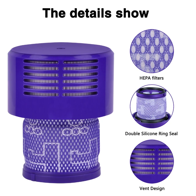Batmax Washable V10 Filters for Dyson 
