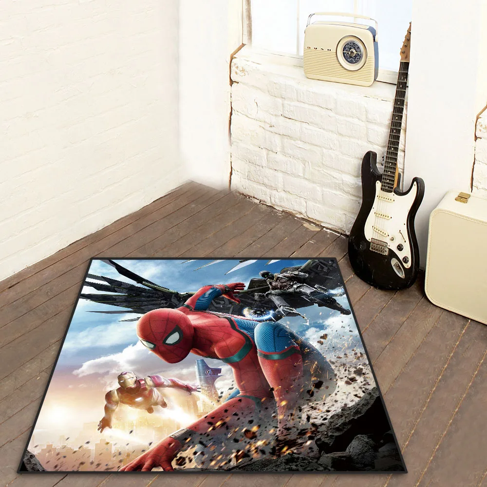 Style 2 Большой классный напольный ковер Marvel, коврик для спальни, нескользящий коврик с рисунком - Цвет: Style 2