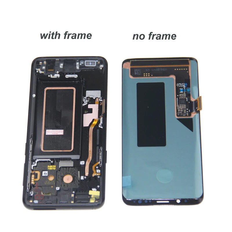 AMOLED ЖК дисплей с рамкой для SAMSUNG Galaxy S9 G960 + G965F G965 сенсорный экран дигитайзер|Экраны