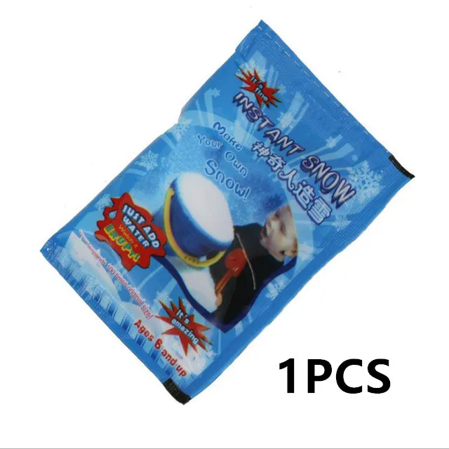 B 1 пакет «Холодное сердце» с изображением снежинок искусственный снег Instant Snow Powder искусственный Снеж. Порошок пушистый Снежинка для рождественской вечеринки украшение Год Вечерние E - Цвет: B