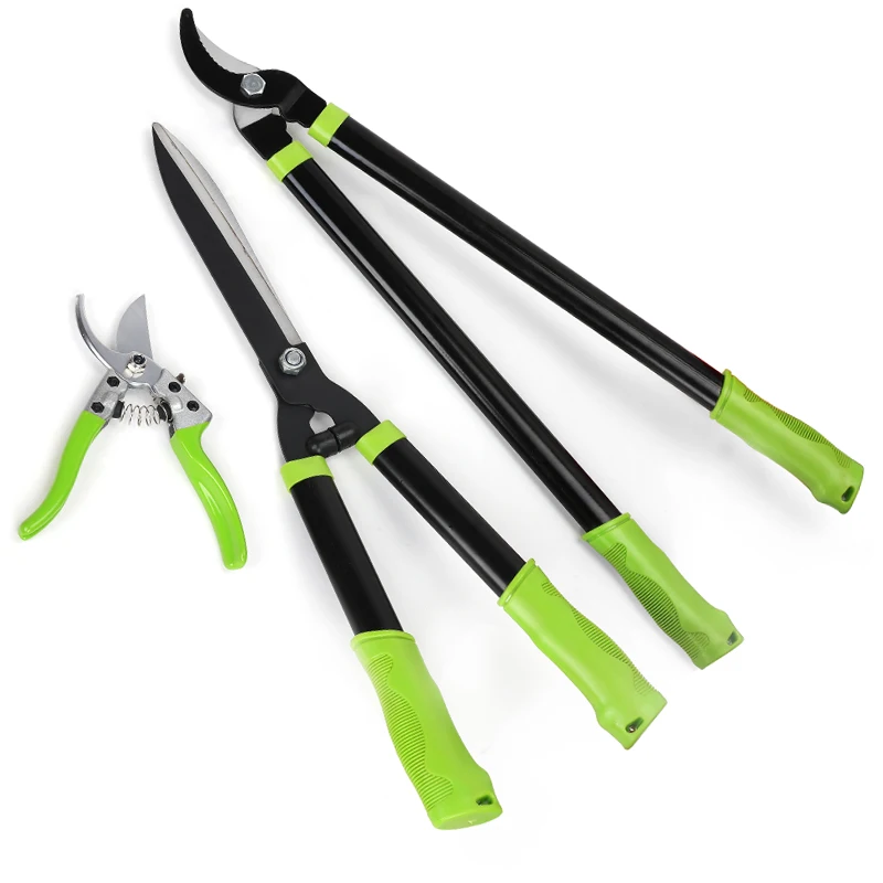 WORKPRO 2PC 가지 치기 가위는 정원 잔디 가위를위한 8 pruner와 8 정원 가위를 놓았다