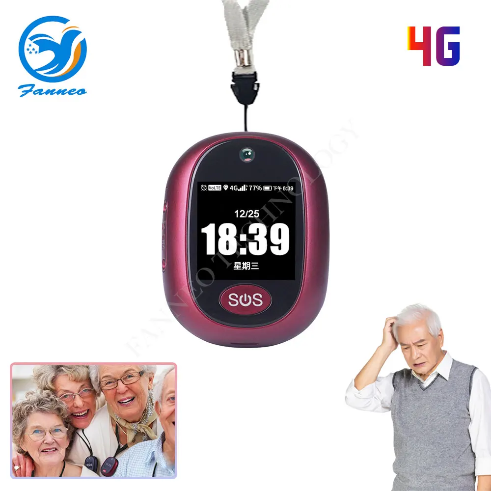 4G Персональный GPS трекер V45 3G 2G GSM водонепроницаемый IP67 большой сенсорный экран