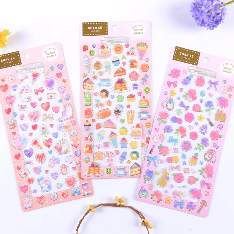 

Cartoon 1 pcs/1lot drifting bottlediary deco Planner Stickers/note sticker/message sticker/Decoration Label/wholesale