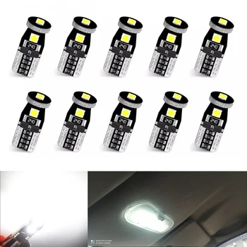 

T10pcs W5W 194 T15 W16W 921 LED Car Canbus Stop Bulb 12V White Auto Tail Lights Side Marker Lamp Reverse Light Trunk Lamp