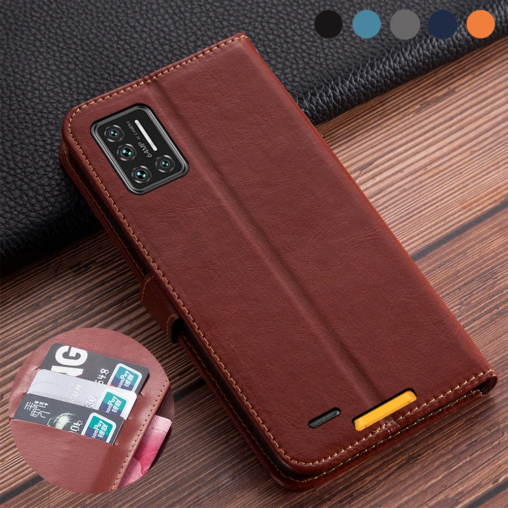 Роскошный кожаный флип чехол для UMIDIGI Bison Wallet книжка с держателем карт BISON 6 3 дюйма