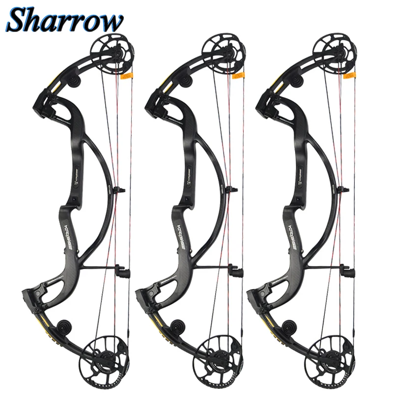 

KPYSIS Compound Bow Carbon Fiber Material 50-65lbs IBO Adjustable 330FPS Bows For Profession Hunting Shooting Camping Accessory