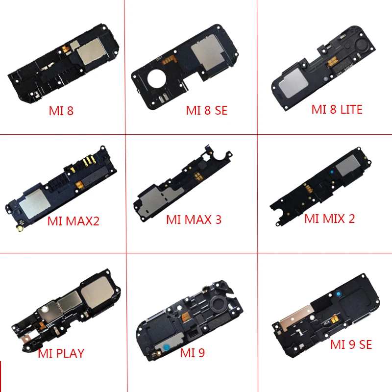

10PCS original Loud Speaker Loudspeaker Buzzer for Xiaomi MI8 8 8SE MI9 MI 9 SE MAX MAX2 MAX 3 MIX2 MI 8 LITE MI PLAY