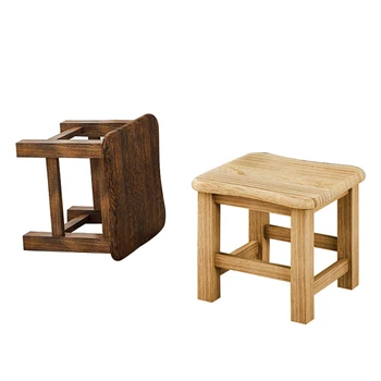 

Stool home modern small bench fashion creative low stool wood