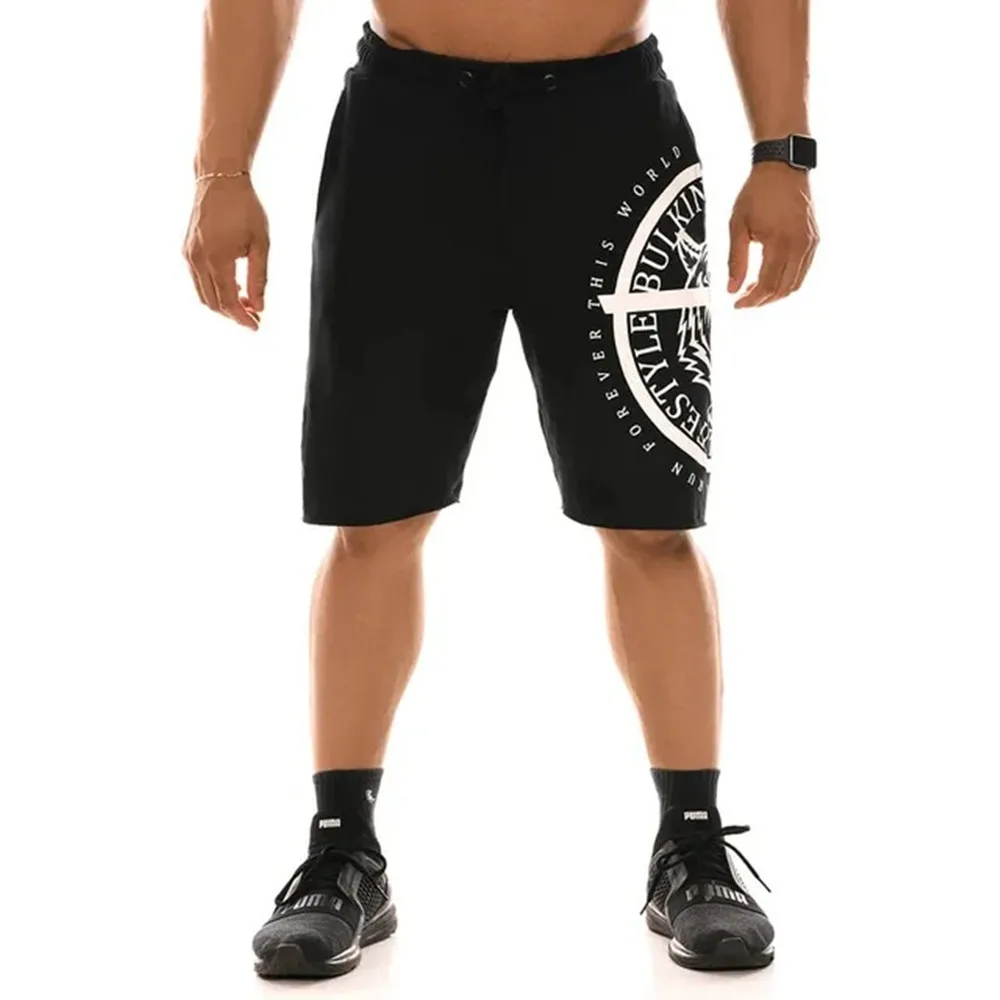 Мужские летние штаны для фитнеса с 5 точками спортивные шорты бодибилдинга