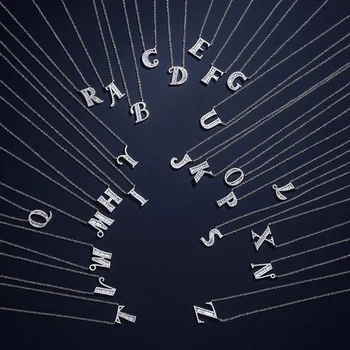 

Korean Version of The Pendant Chain Necklace Fashion 26 Letters Temperament Female Jewelry LOVE Letter Gold-plated Necklace