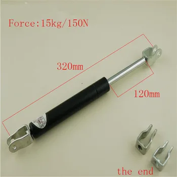 

Furniture Gas Spring Auto Spring Strut 320mm*120mm Gas Spring Lift Prop Strut Damper Studs Lift Strut Metal