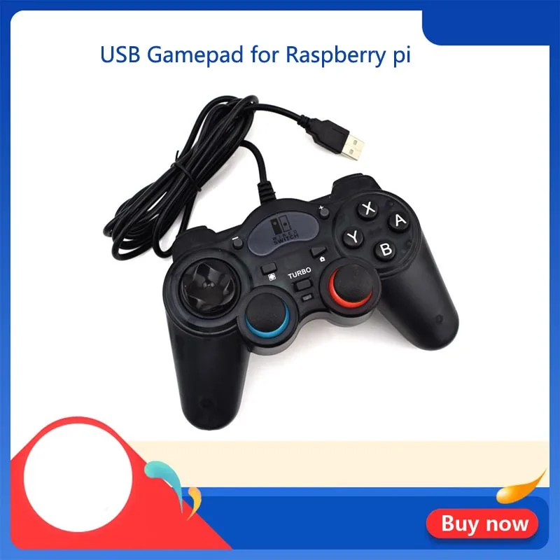 For Raspberry Pi Gamepad USB Gamepad for Rasbperry pi 3B/3B+/4BDemo