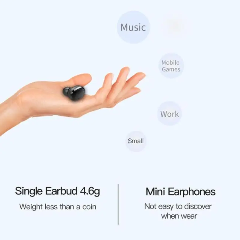 VODOOL T12 TWS Bluetooth наушники мини Bluetooth 5,0 стерео спортивные наушники беспроводная гарнитура для iPhone samsung Xiaomi
