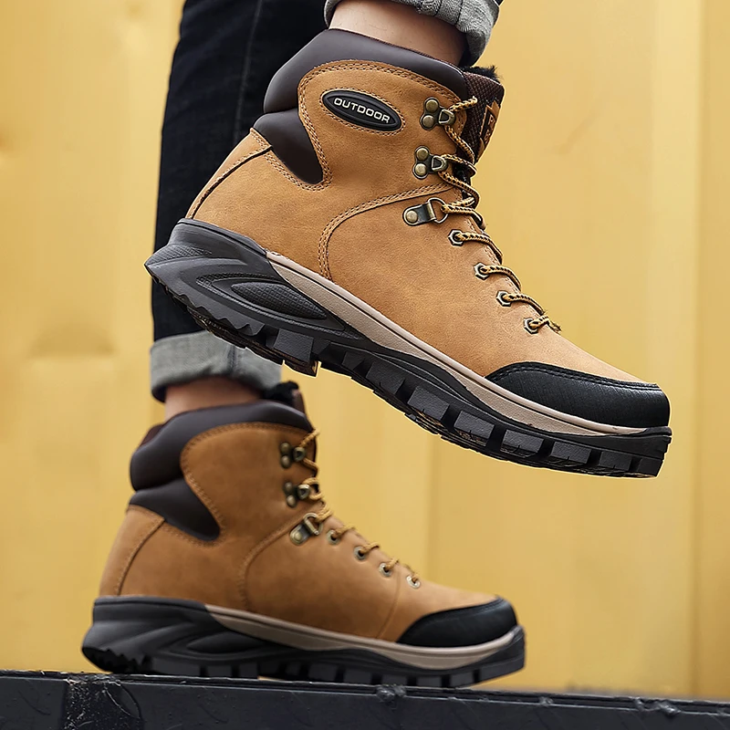

2020 new men's shoes outdoor wear-resistant hiking shoes men's winter leisure men's non-slip hiking shoes men fashion sneakers