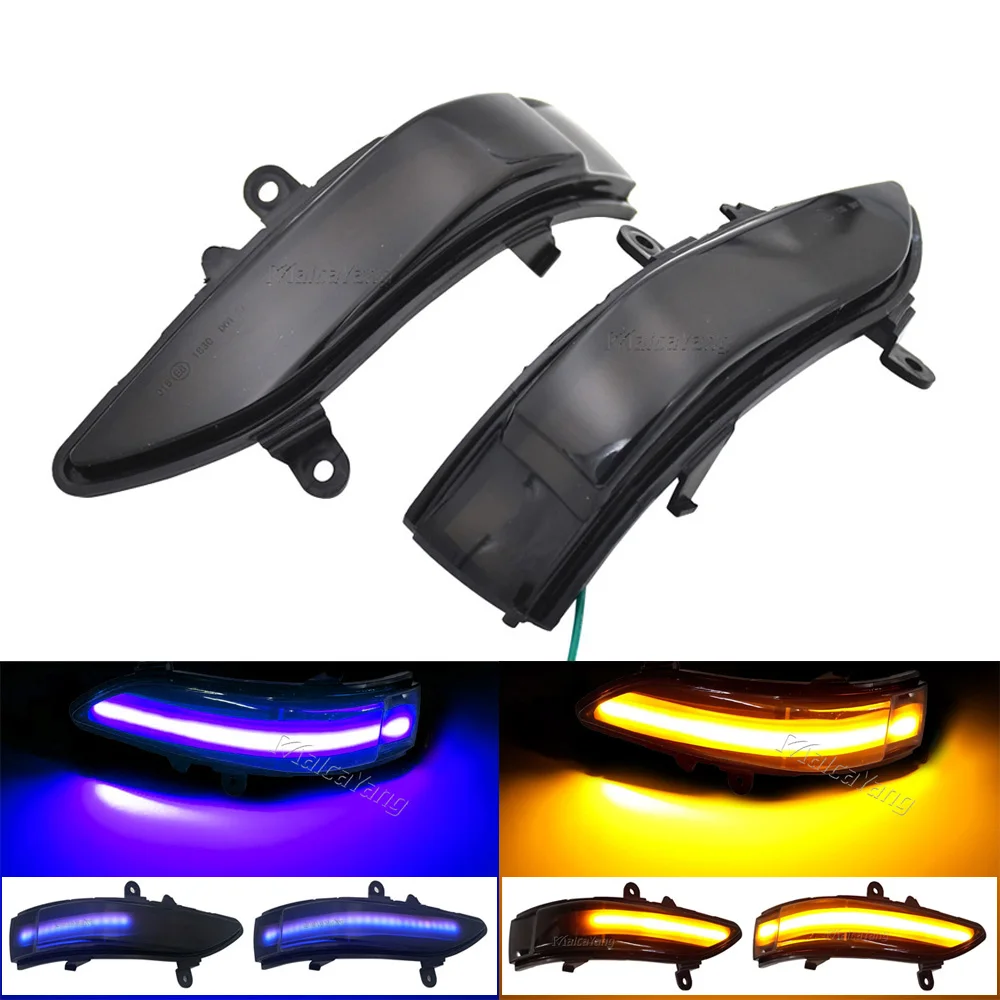 2PCS Dynamic Blinker LED For Subaru Legacy BL BP BM BR Outback Tribeca Forester Impreza wrx sti Mirror Turn Signal Arrow Light - 34